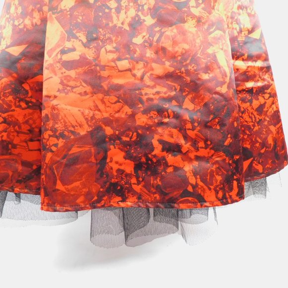 Princess Vera Red/Black Short Dress 0 CL2921 0220 - Picture 4 of 7